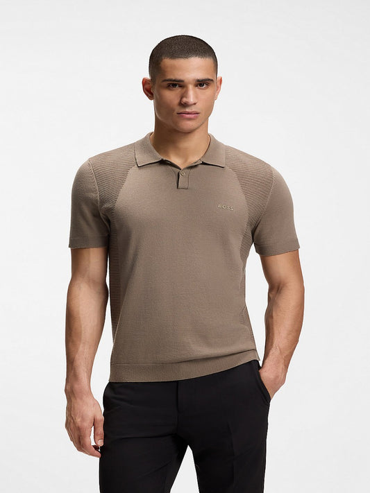 BOSS Polo Knitwear - KN_Momentum-Lite PS