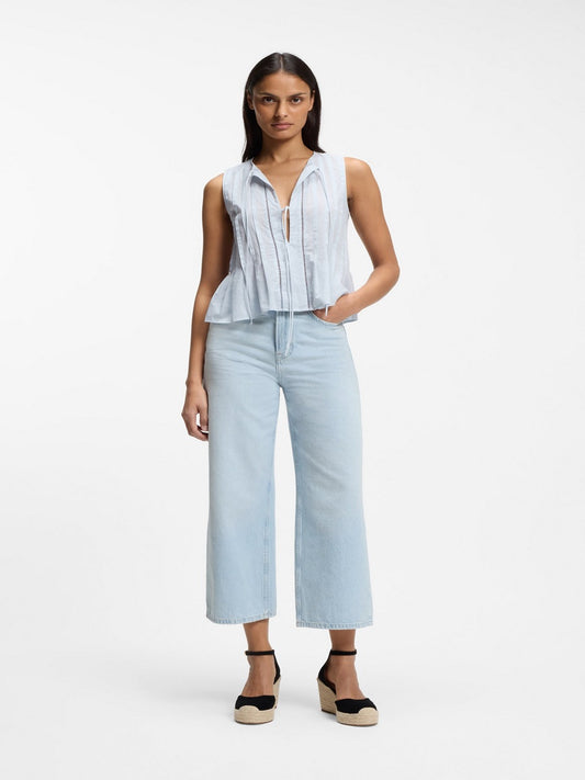 BOSS Relaxed Fit Denim - C_MARLENE CROP