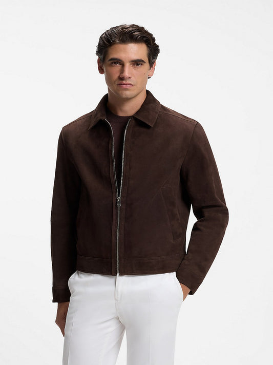 BOSS Leather Jacket - H-Malbano7