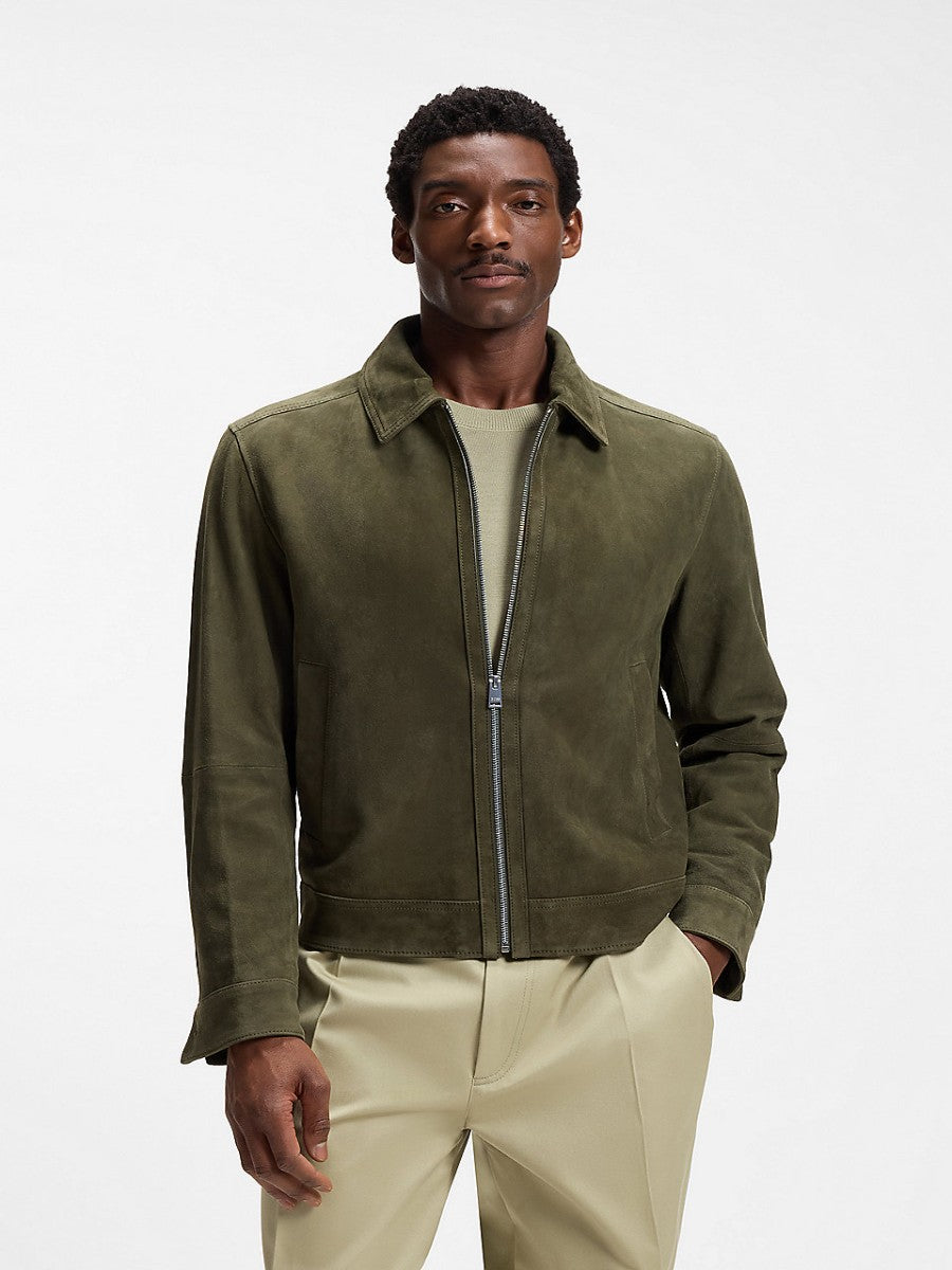 BOSS Leather Jacket - H-Malbano7