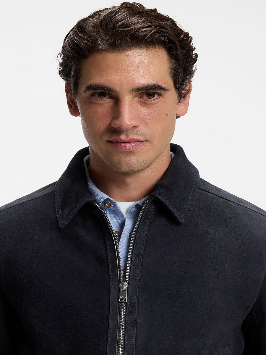 BOSS Leather Jacket - H-Malbano7