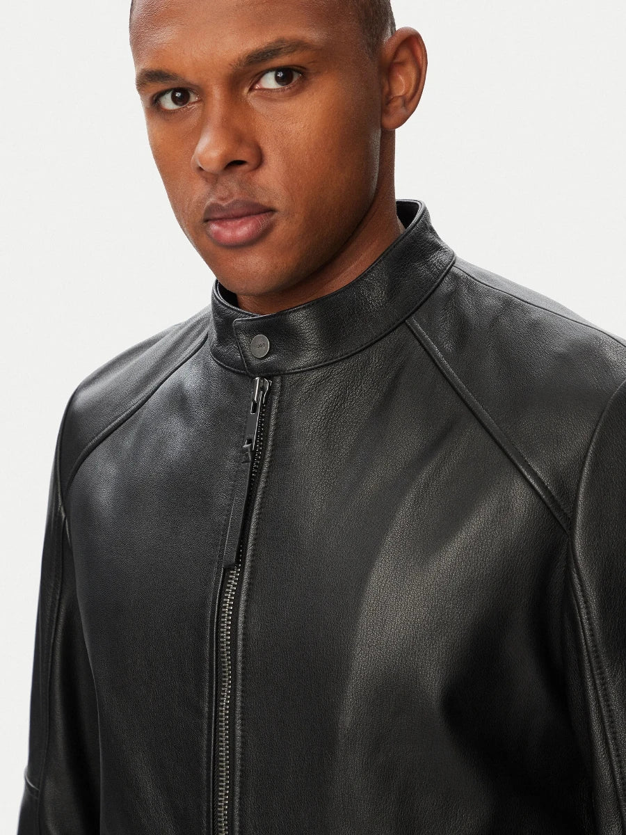 HUGO Leather Jacket - Likos