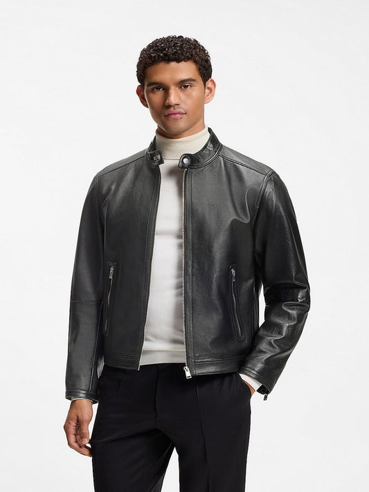 BOSS Leather Jacket - H-Mansell5