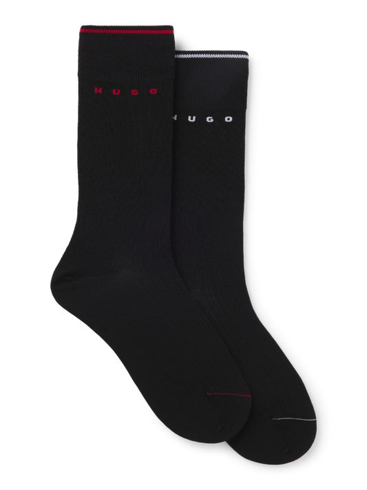 HUGO Regular Socks - 2P RS RETRO RIB MD