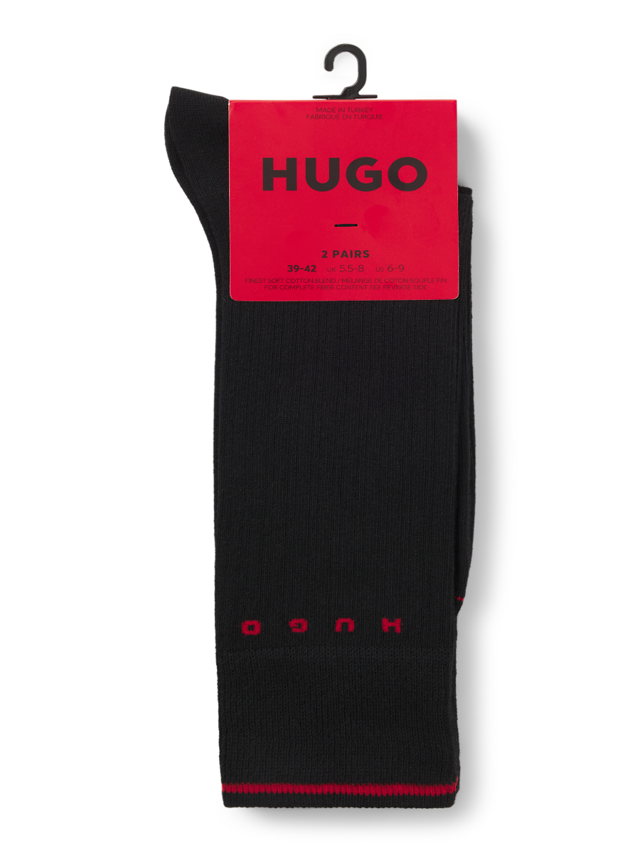 HUGO Regular Socks - 2P RS RETRO RIB MD