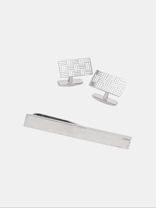 BOSS Tie Clip - B-TEXTUREDSET-TIE