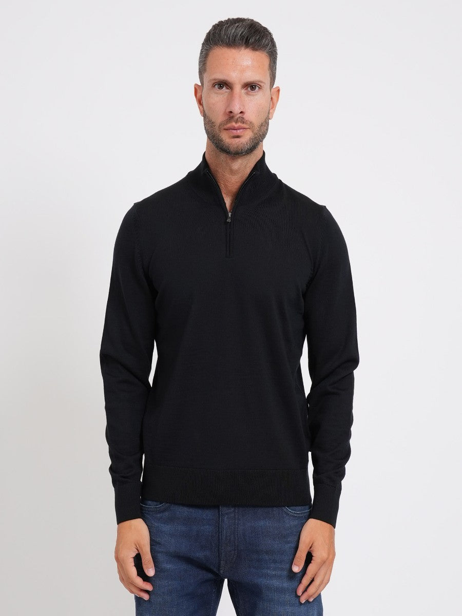 BOSS Half Zip Knitwear - H-Ebenji