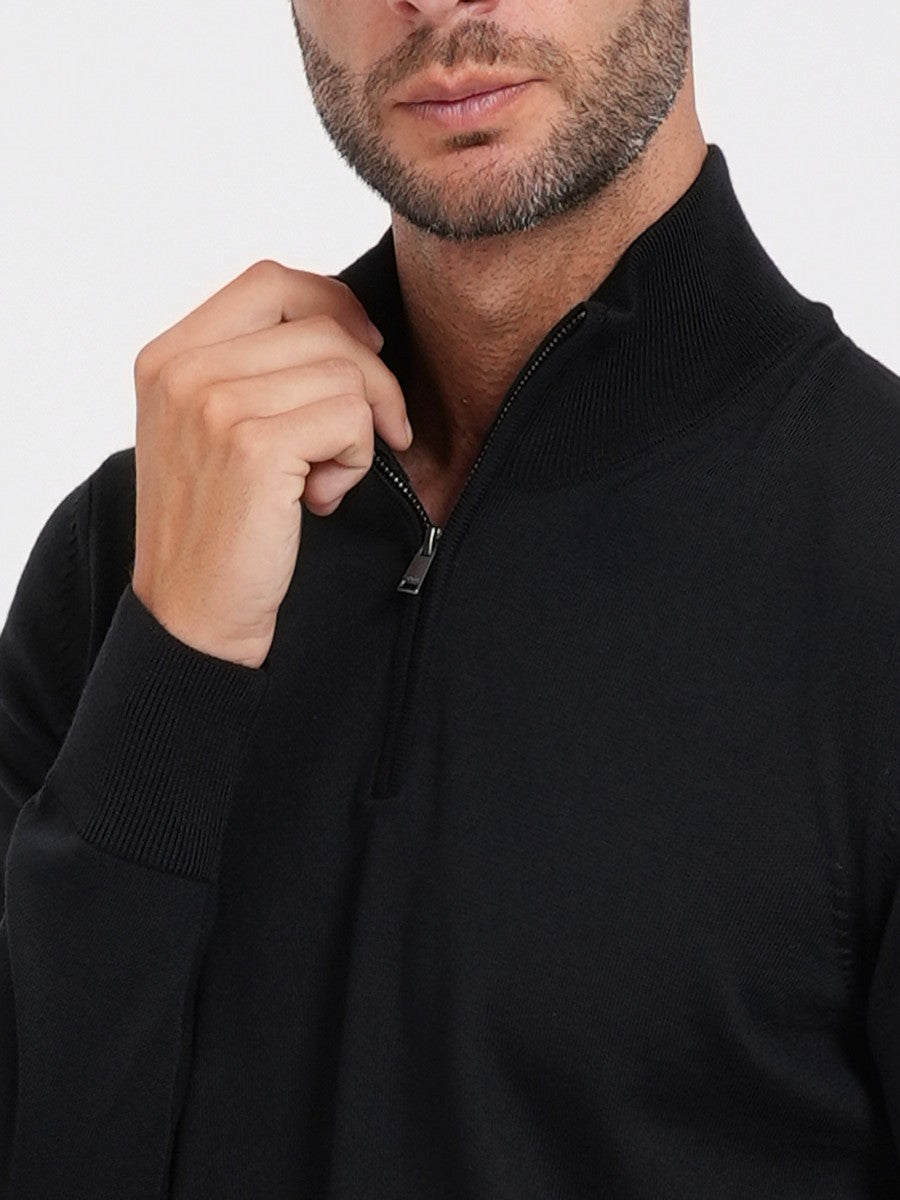 BOSS Half Zip Knitwear - H-Ebenji