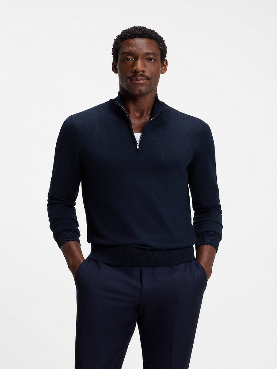 BOSS Half Zip Knitwear - H-Ebenji