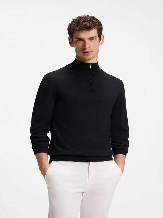 BOSS Half Zip Knitwear - L-Lineo
