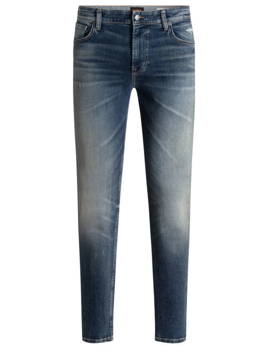 BOSS Tapered Fit Denim - ONYX BO