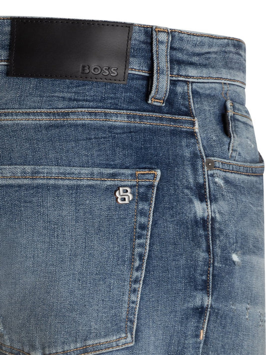 BOSS Tapered Fit Denim - ONYX BO