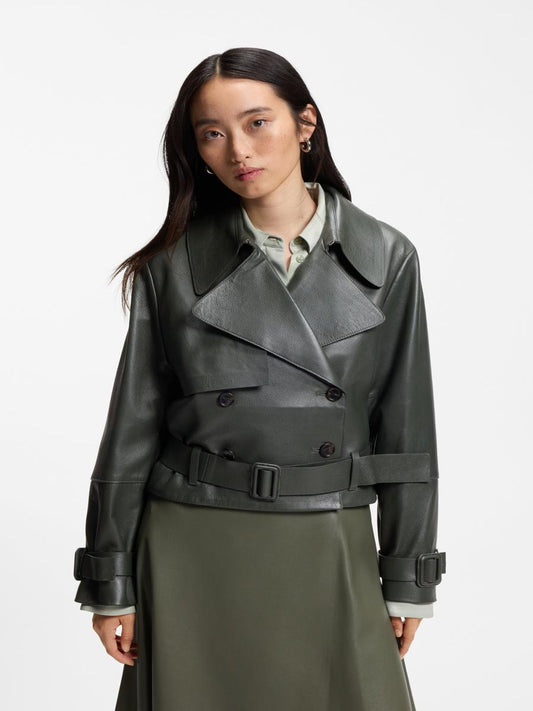 BOSS Leather Jacket - Satela1