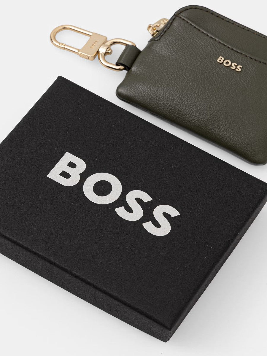 BOSS Card Holder - Sandy Zip Cardholder