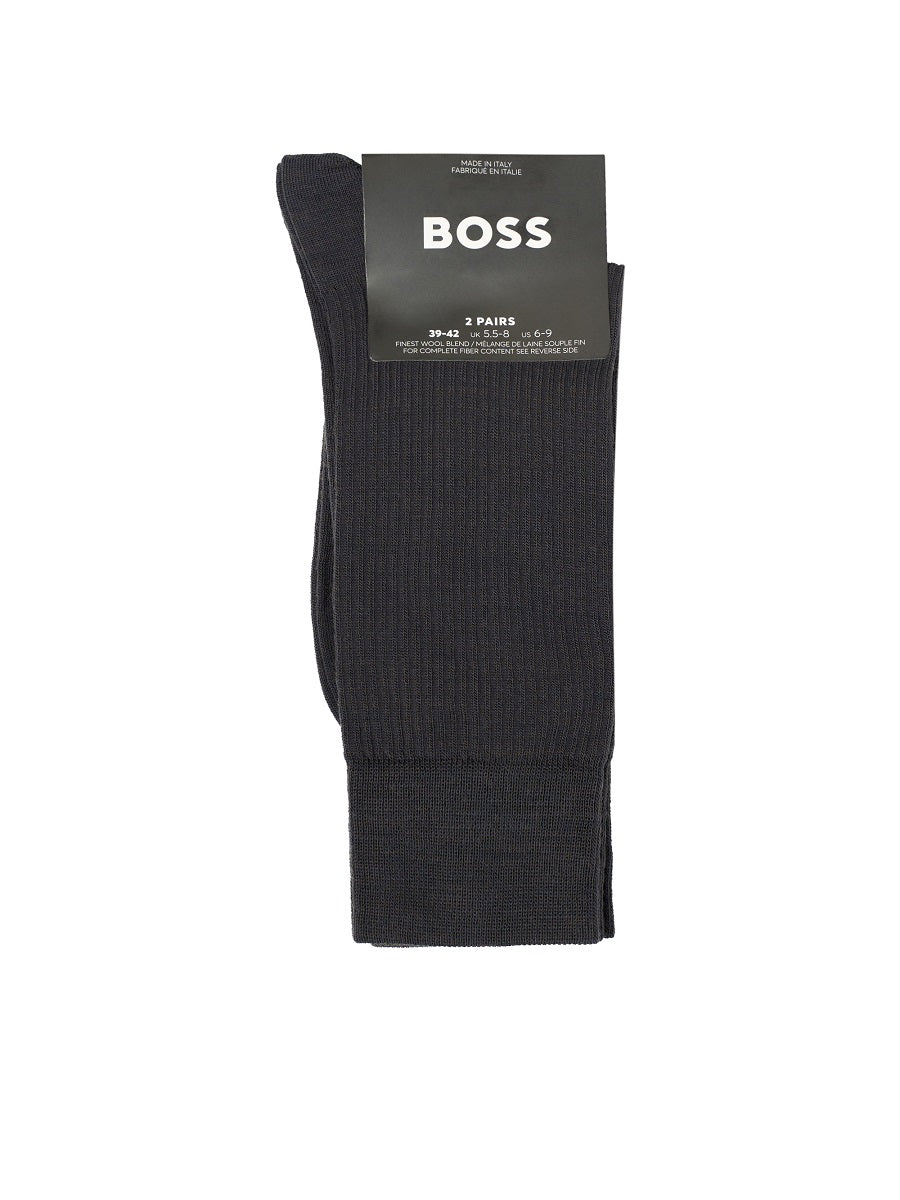 BOSS Regular Socks - 2P RS RIB Uni WO