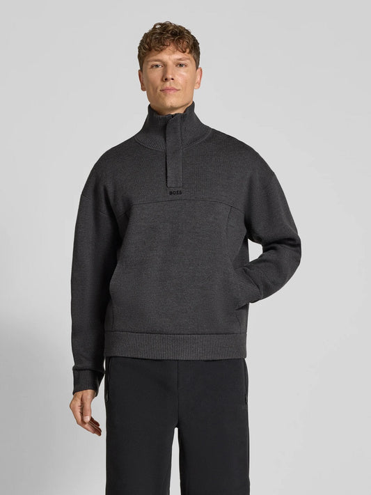 BOSS Half Zip Knitwear - KN_Transit QZ