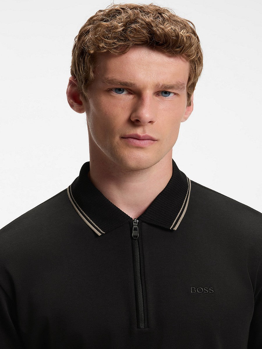 BOSS Polo Long Sleeve - PL_Cord Plisy