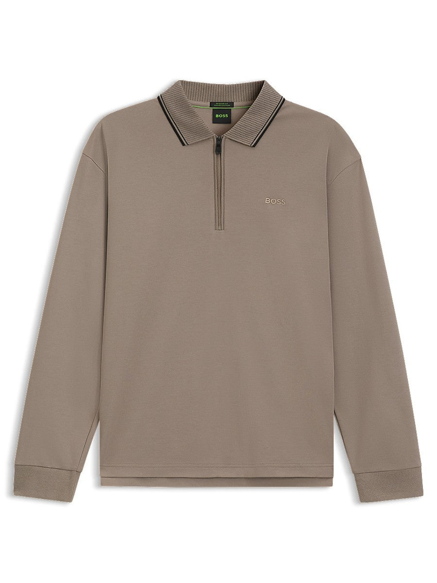 BOSS Polo Long Sleeve - PL_Cord Plisy