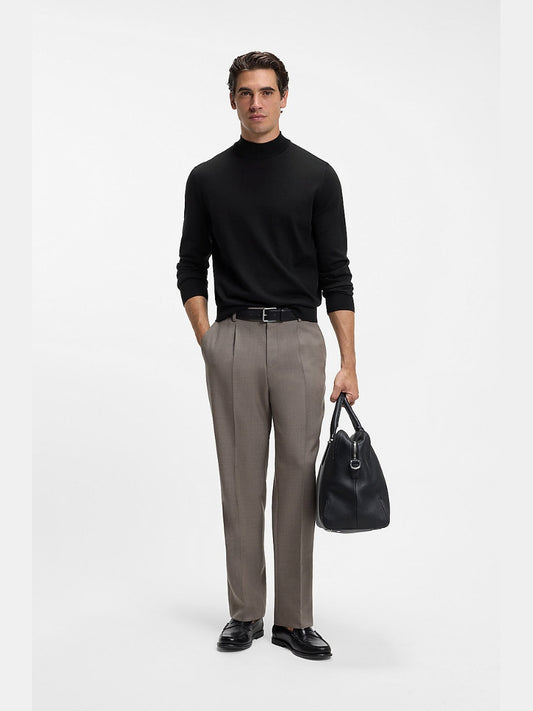 BOSS Mock Neck Knitwear - H-Bjarno