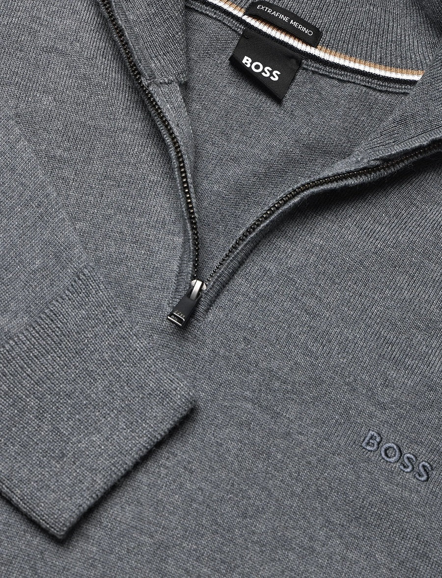 BOSS Half Zip Knitwear - H-Ebenji-L