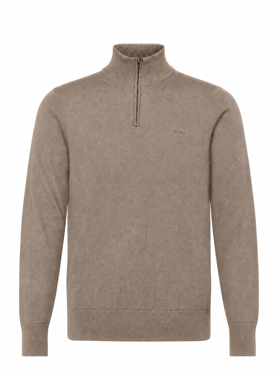 BOSS Half Zip Knitwear - H-Ebenji-L