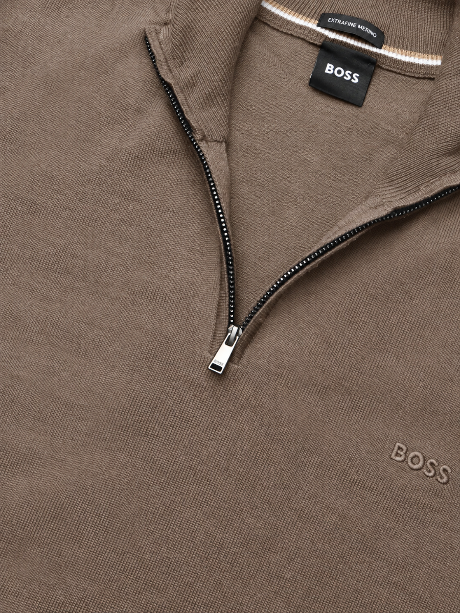 BOSS Half Zip Knitwear - H-Ebenji-L