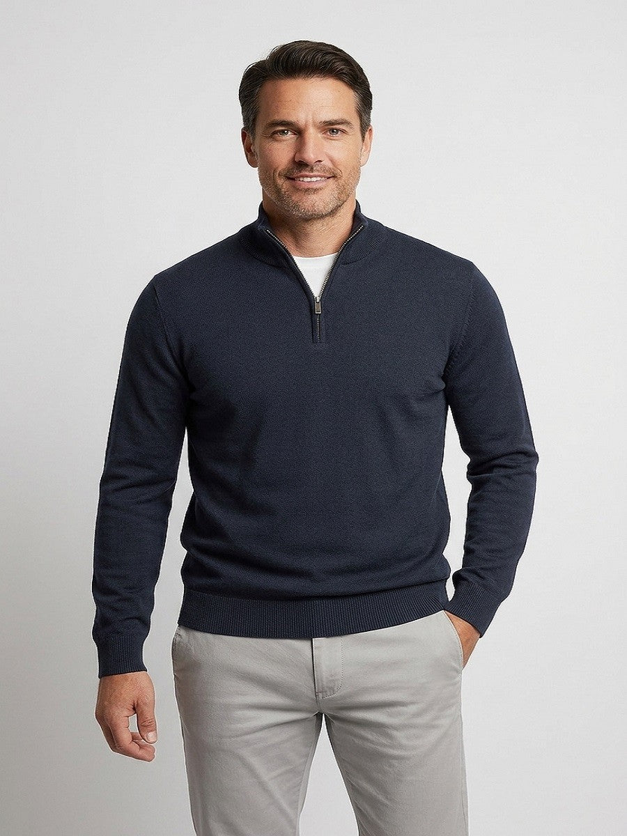 BOSS Half Zip Knitwear - H-Ebenji-L