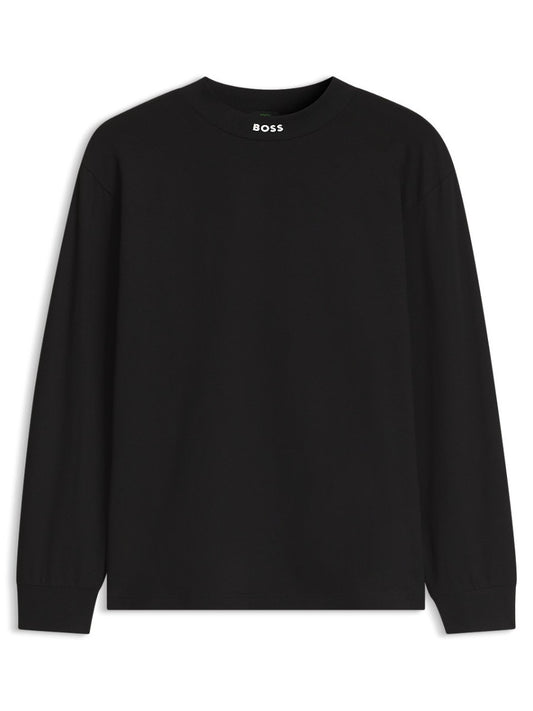 BOSS T-Shirt Long Sleeve - Tee Collar Long