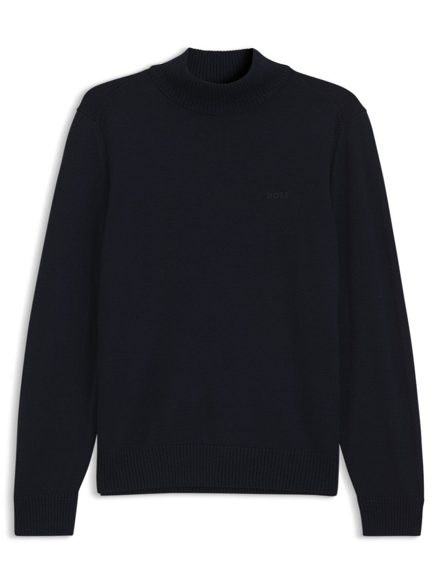 BOSS Mock Neck Knitwear - Avac_M-1