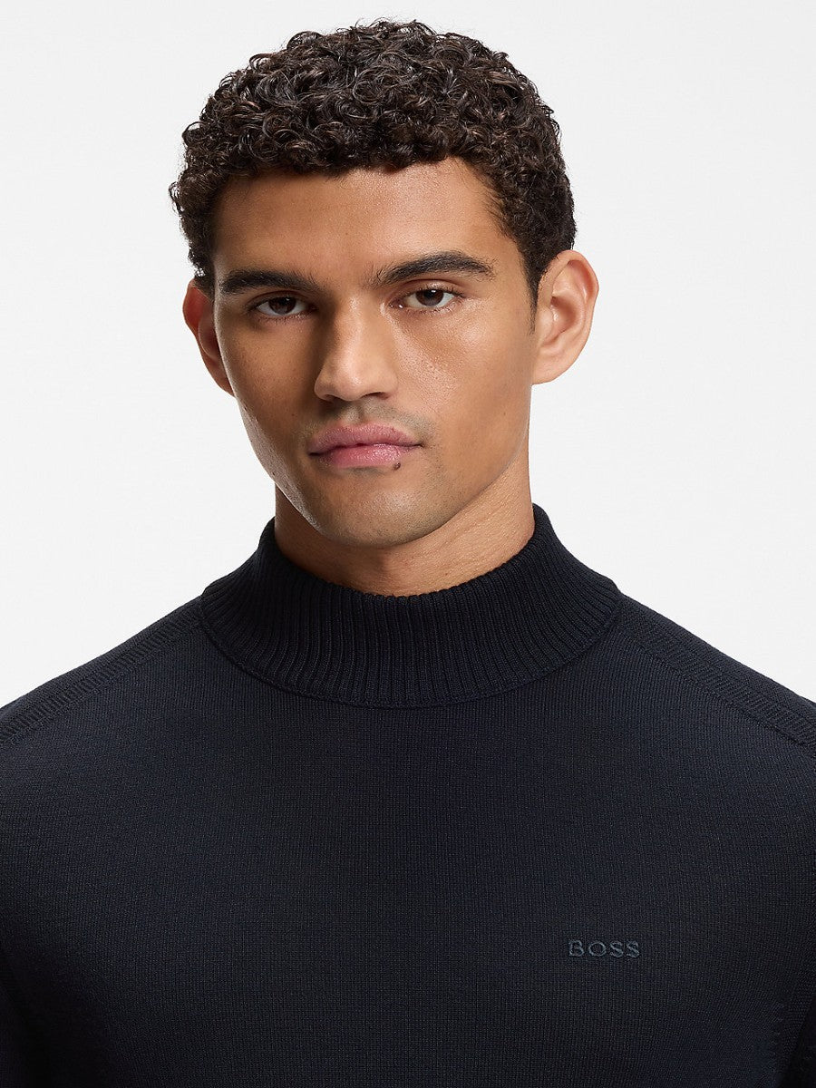 BOSS Mock Neck Knitwear - Avac_M-1