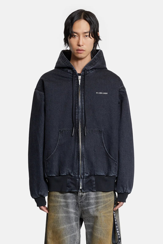 44 Label Group -  Padded Denim Jacket