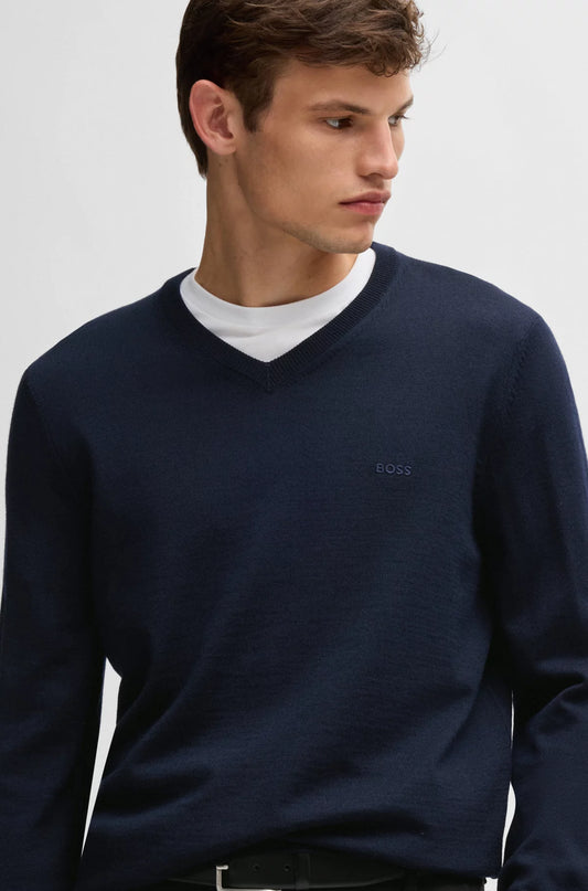BOSS V-Neck Knitwear - Baram-LPB  bscs