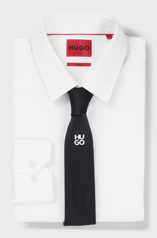 HUGO Tie - 6cm metal det