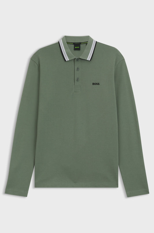 BOSS Polo Long Sleeve - Plisy