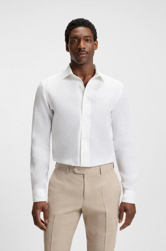 DAVID BECKHAM x BOSS Formal Shirt - H-JACK-1PIECE_DB