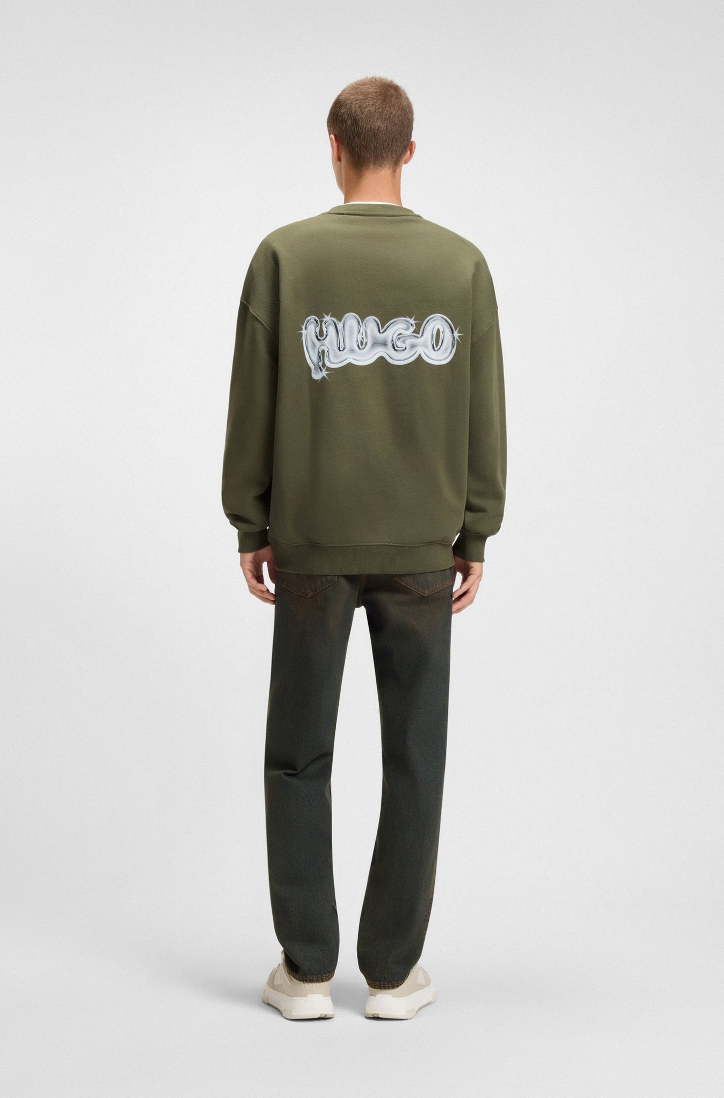 HUGO Crew-Neck Sweatshirt - Nyrocrew
