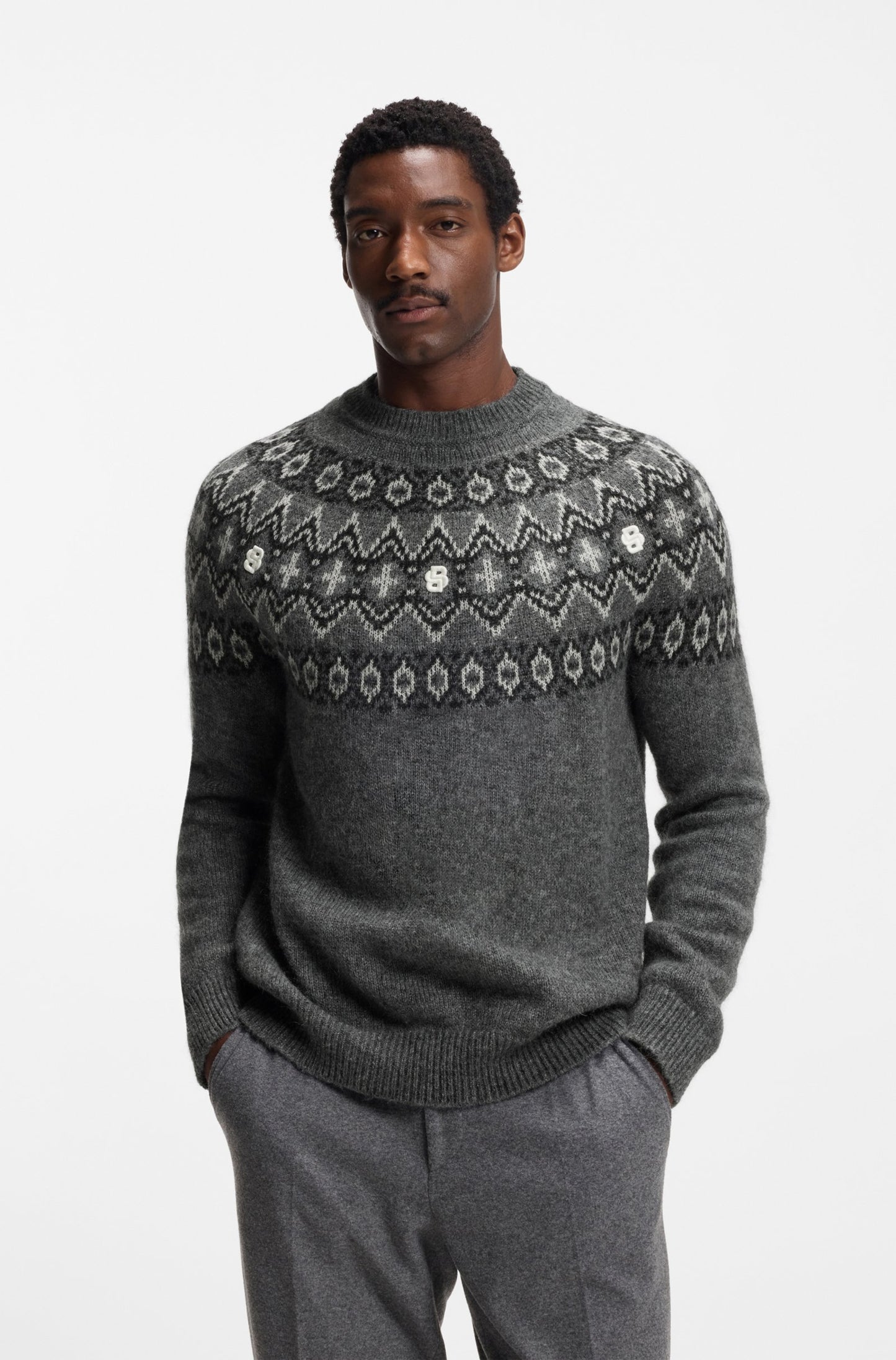 BOSS Crew-Neck Knitwear - C-Hisle