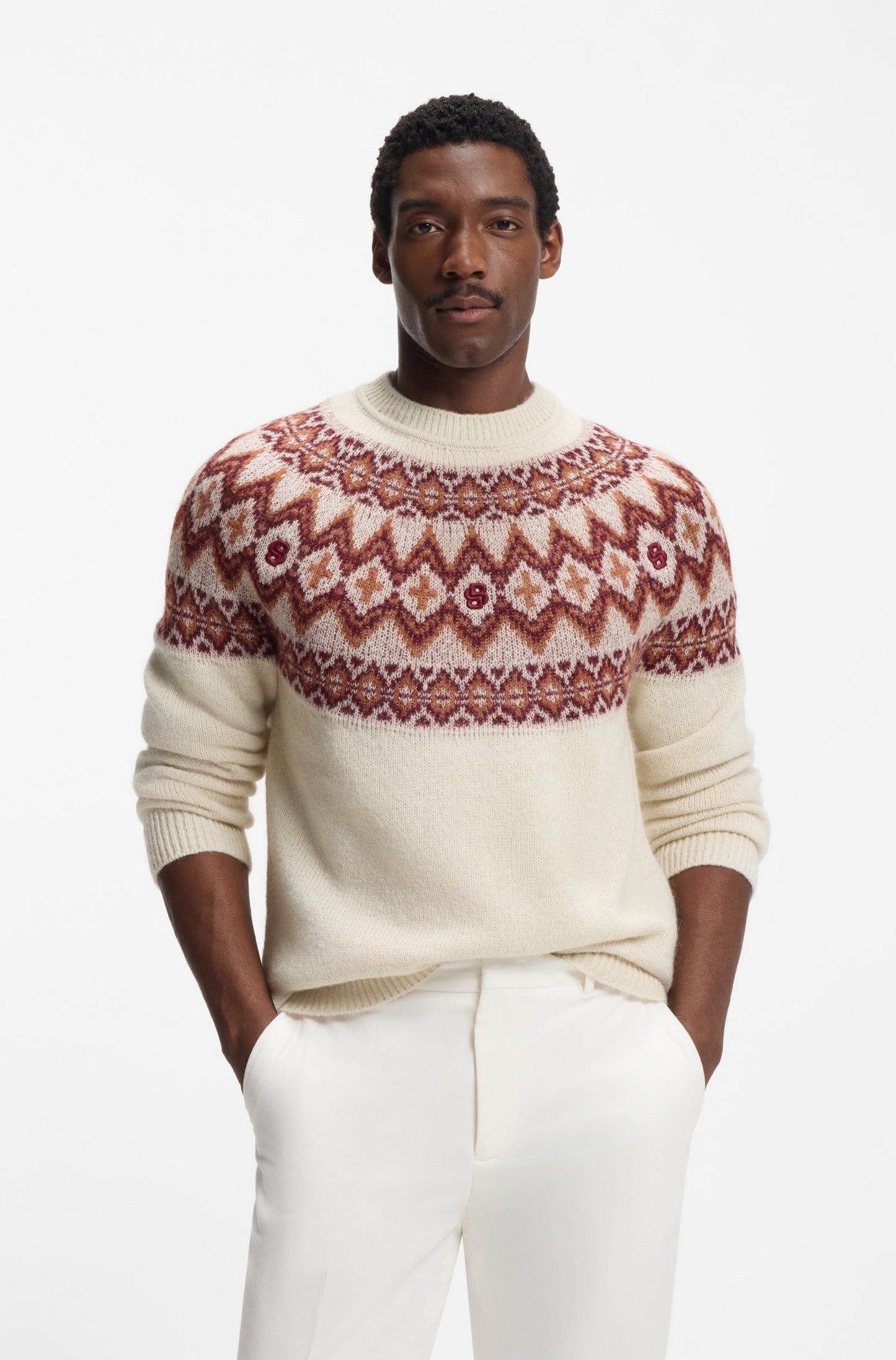 BOSS Crew-Neck Knitwear - C-Hisle