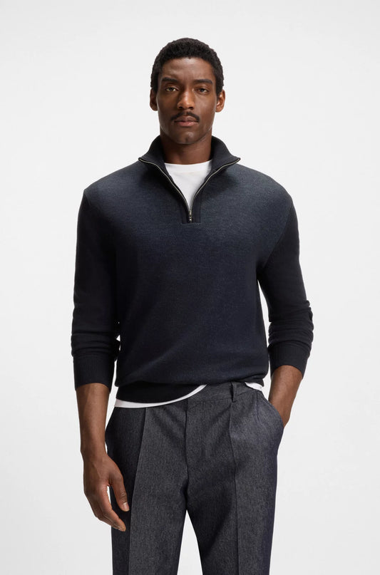 BOSS Half Zip Knitwear - H-Illario bscs
