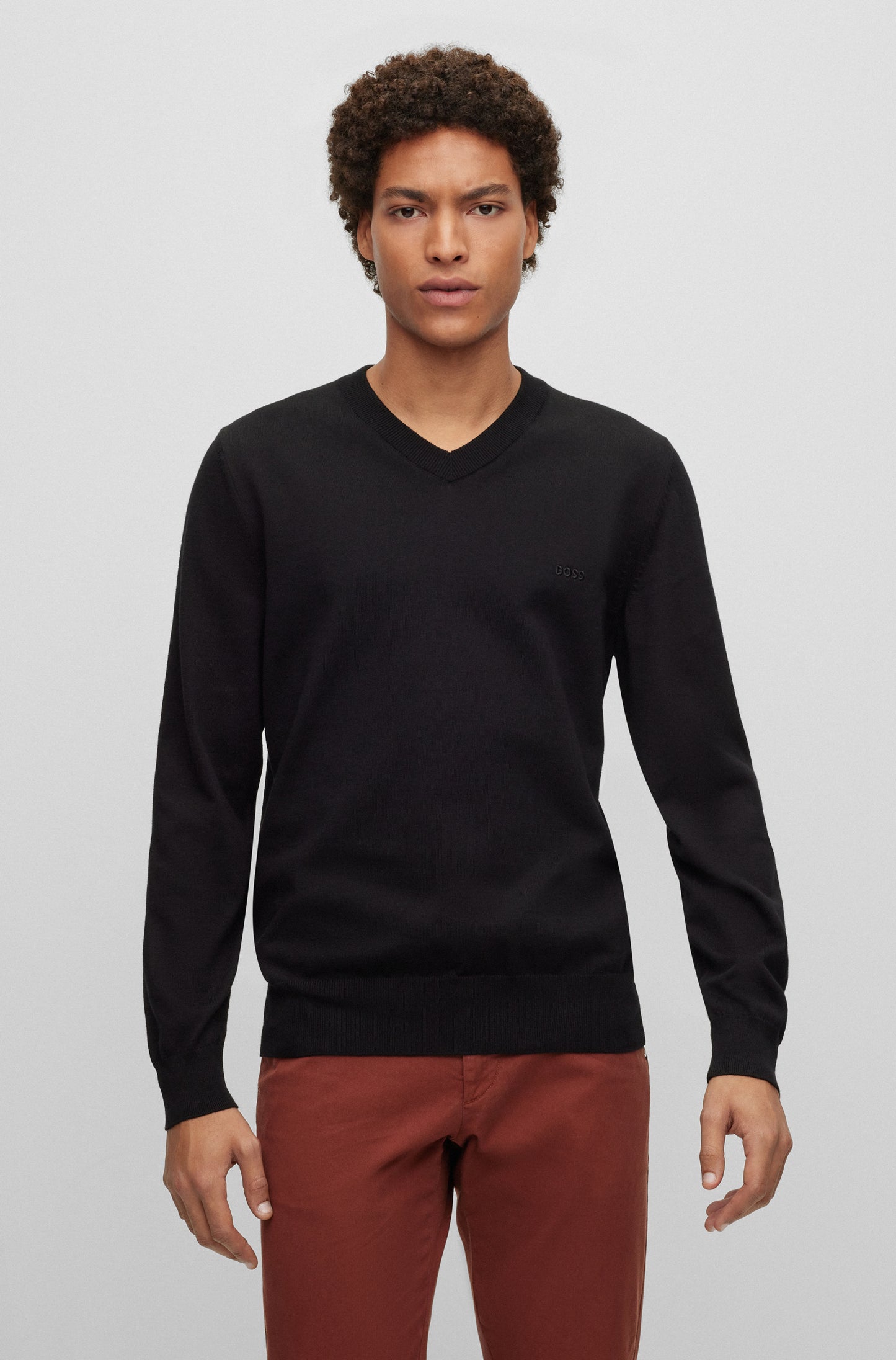 Boss V-Neck Knitwear- Pacello-L bscs