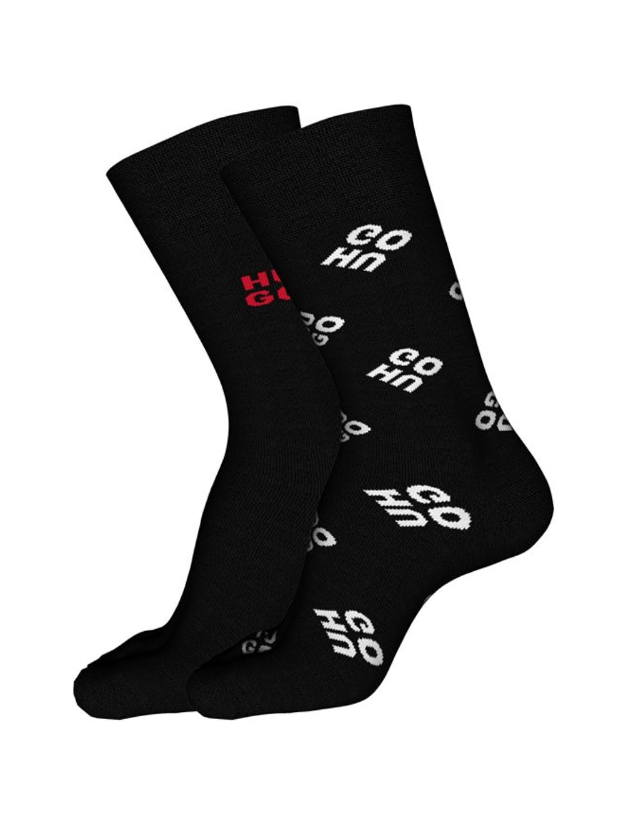 HUGO Regular Socks - 2P RS ALLOVER