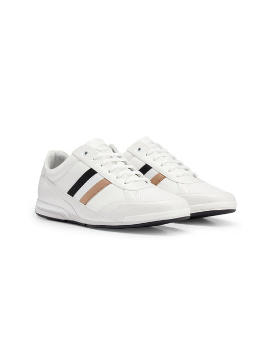 Boss Casual Shoes - Saturn Lowp_glsp flss Trainers Boss Business Open White 121 45 