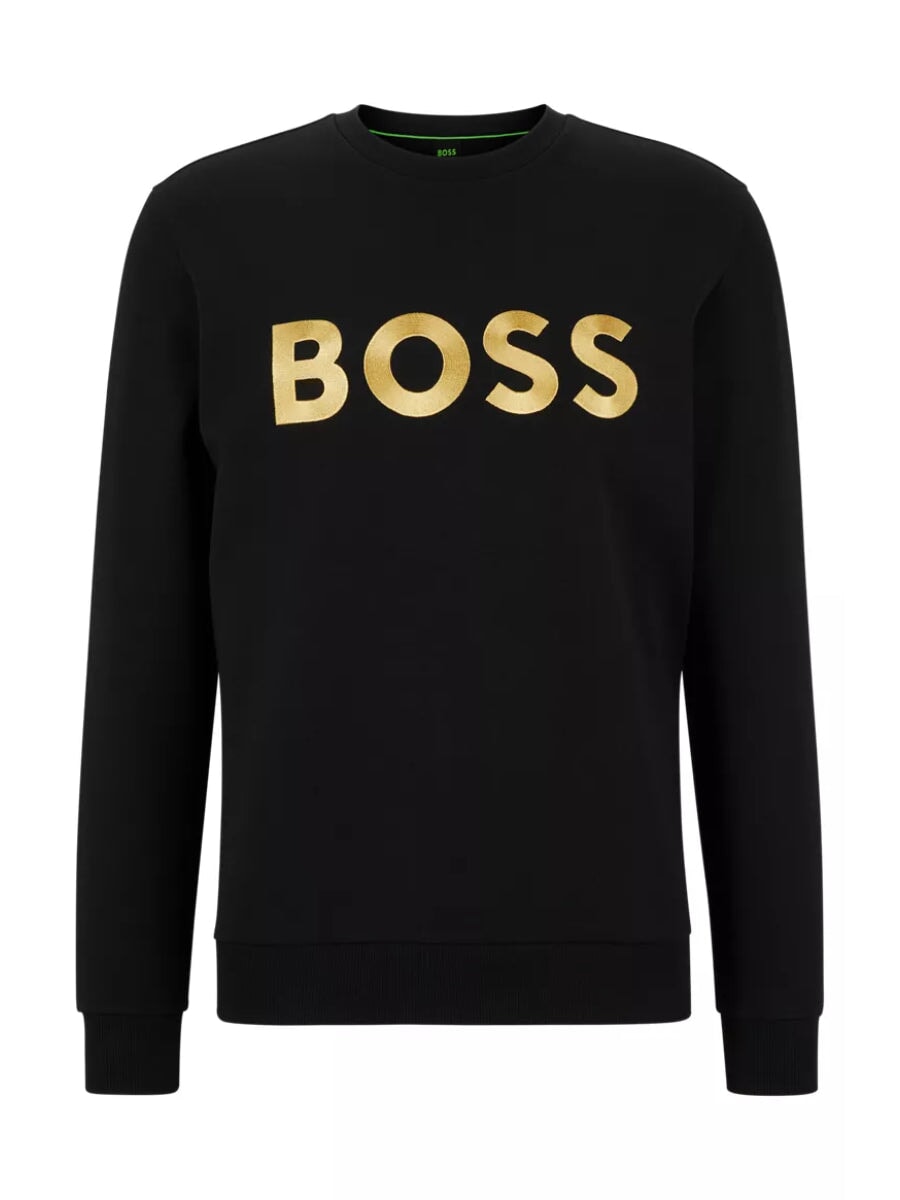 BOSS Crew Neck Sweatshirt - Salbo 1 Crew-Neck Sweatshirt Boss Athleisure Black 001 XL 