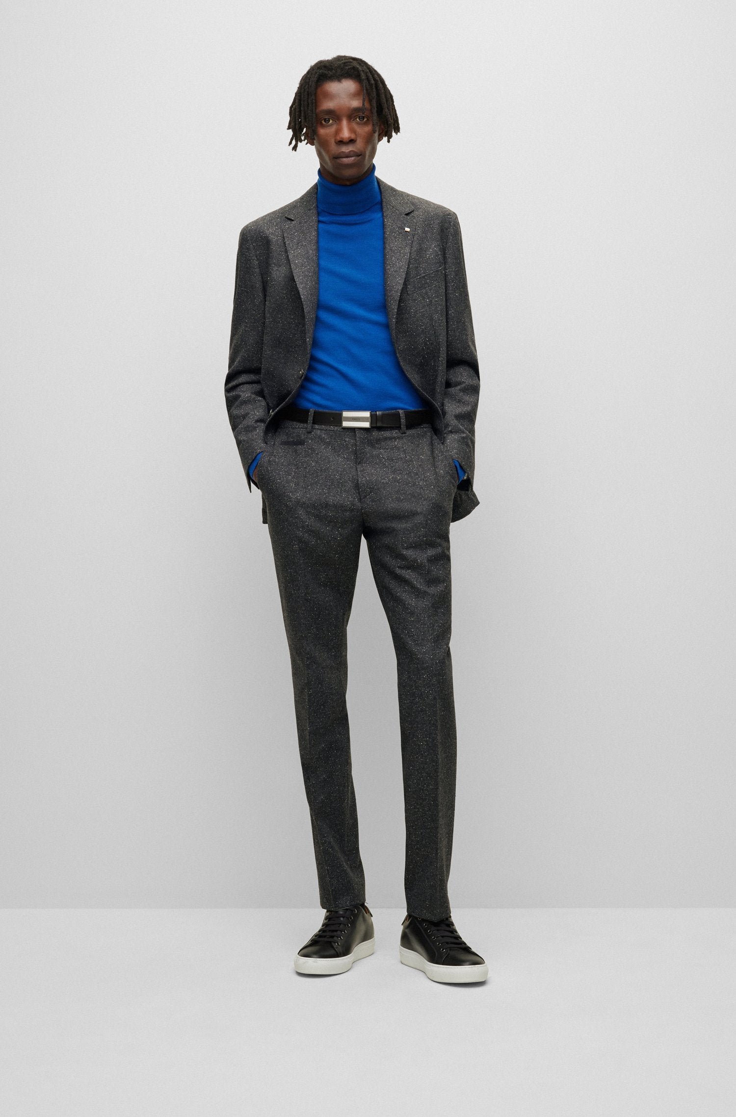Boss Formal Trouser - H-Genius-224 Formal Trouser Black Men 