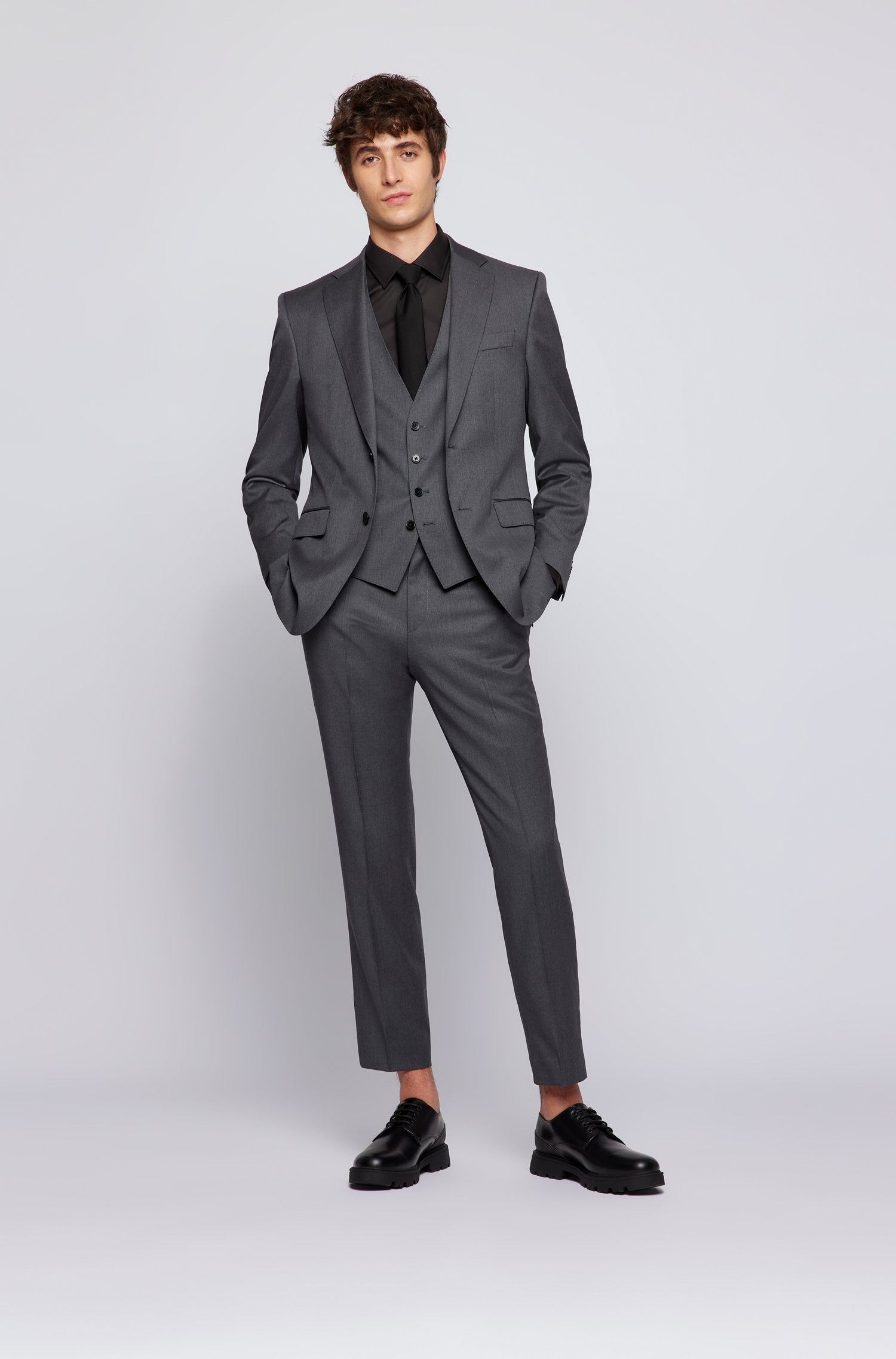 Boss Formal Trouser - H-Genius-B1 Broken Suit Boss Business 