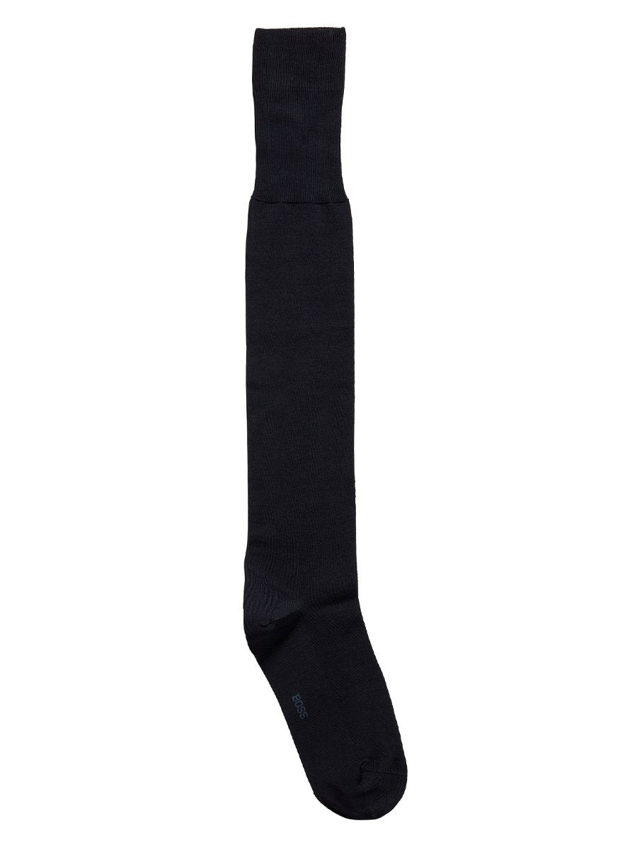Boss High Socks - George KH Un Formal Socks Black Men Dark Blue 401 45-46 