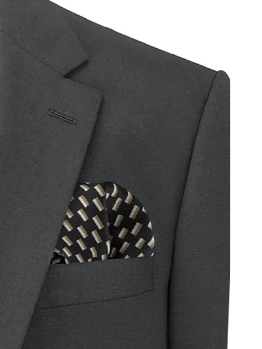 Boss Pocket Square - T-POCKET SQ Pocket Square Black Men Black 001 ONES 