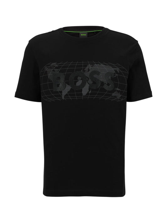 BOSS T-Shirt - Tee Diamond T-Shirt Boss Athleisure Black 001 L 